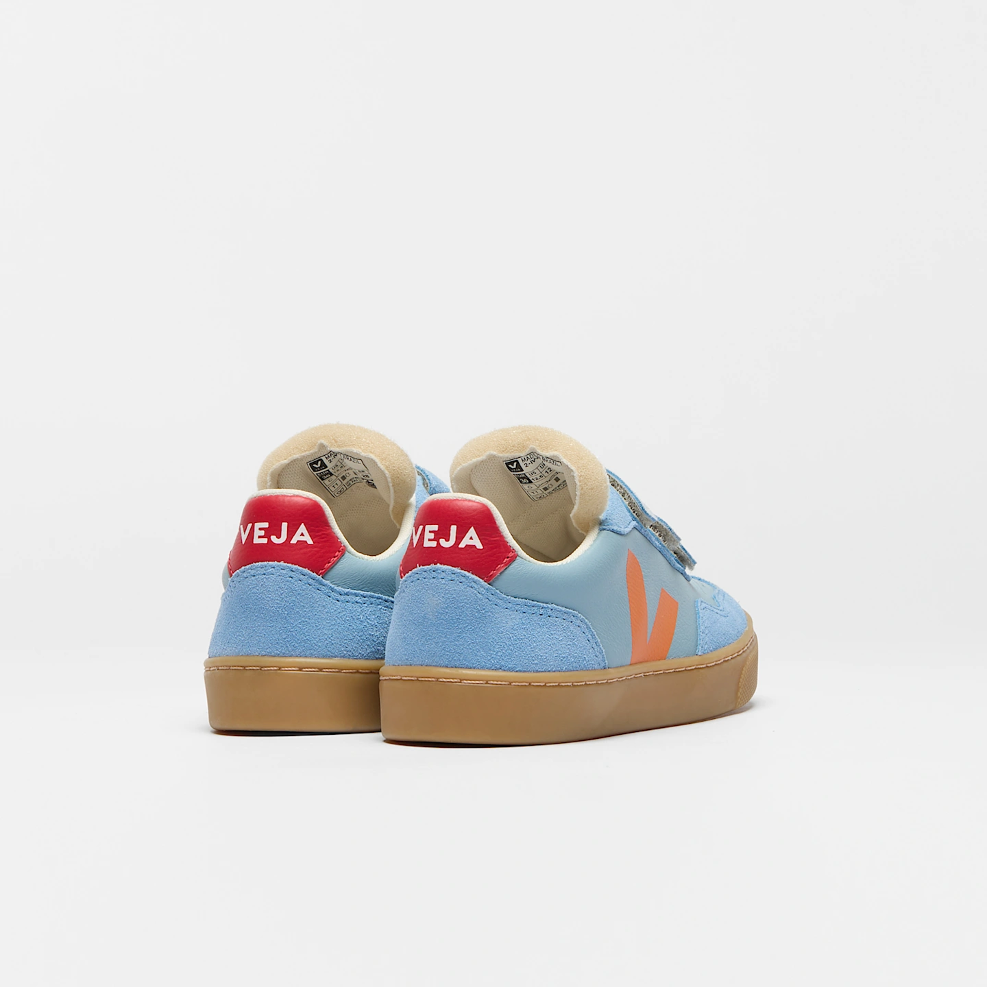 VEJA | V-90 LEATHER STEEL FURY NATURAL