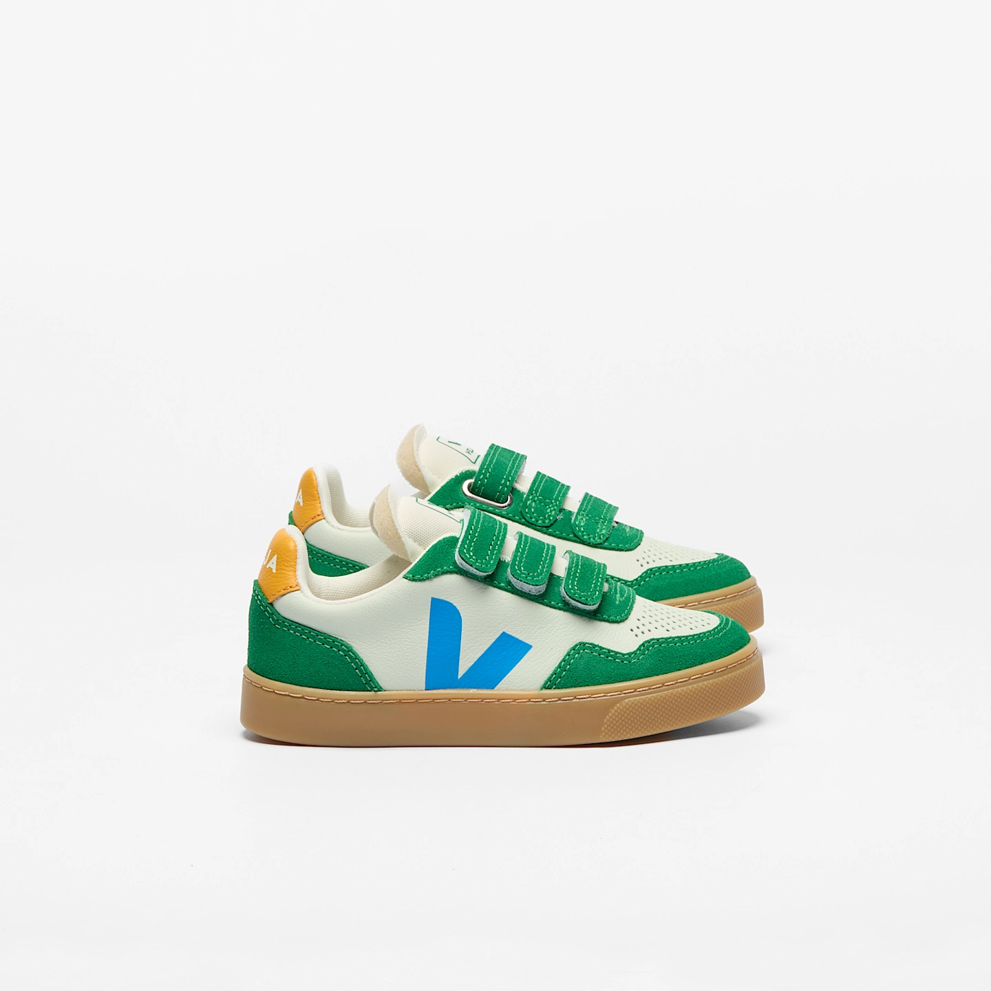 VEJA | V-90 LEATHER JADE EGEE EMERAUDE NATURAL
