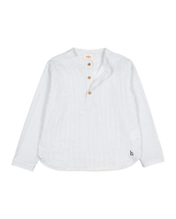 BUHO BCN | STRIPES SHIRT SKY BLUE