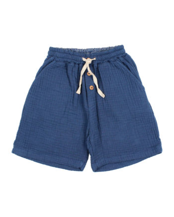 BUHO BCN | MUSLIN BERMUDA NAVY
