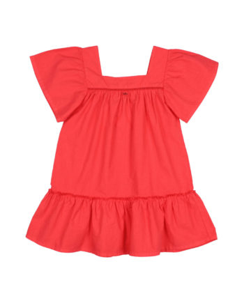 BUHO BCN | POPLIN DRESS CORAL