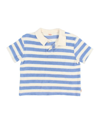BUHO BCN | TERRY STRIPES POLO BLUETTE