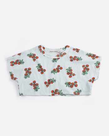BOBO CHOSES | Juicy Tomatoes all over cropped T-shirt