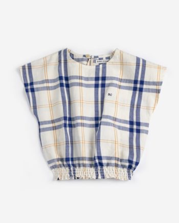 BOBO CHOSES | Fun Tartan woven top