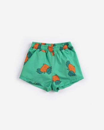 BOBO CHOSES BABY | Tangerine all over swim trunks