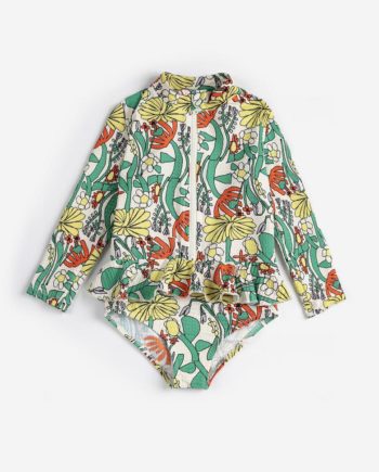 BOBO CHOSES BABY | Color Herbalist all over swim overall