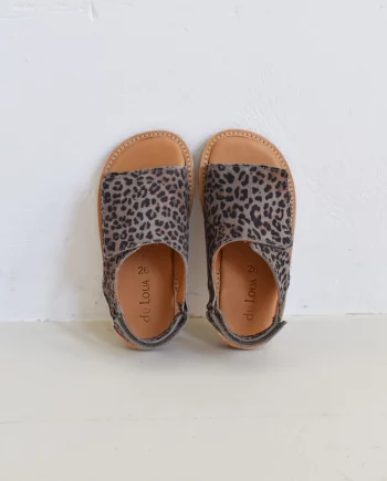 DU LOUA | du Veda - Suede Sandales - Leo Print