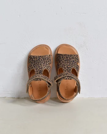 DU LOUA | du Alfie - Sandales suede - Leo Print