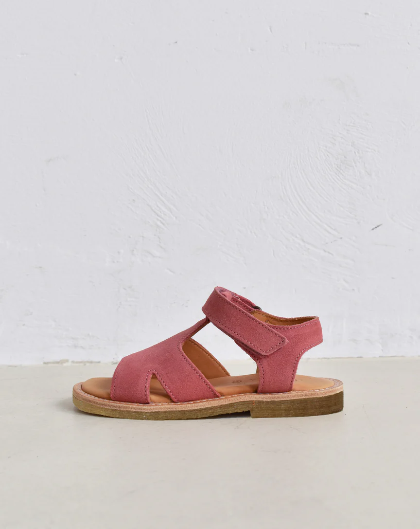 DU LOUA | du Alfie - Sandales suede - Dusty Pink