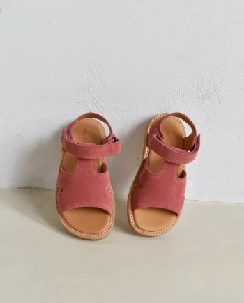DU LOUA | du Alfie - Sandales suede - Dusty Pink