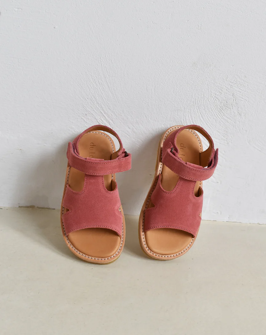 DU LOUA | du Alfie - Sandales suede - Dusty Pink