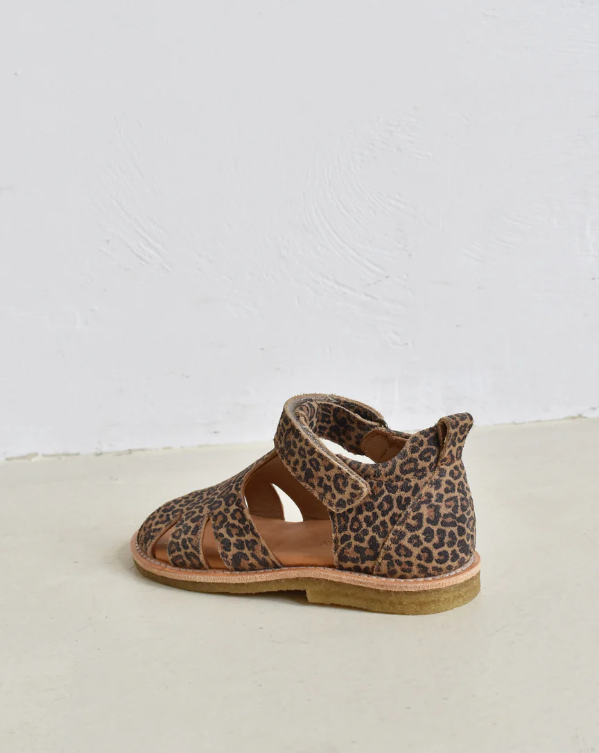DU LOUA | du Eden - SANDALES suede - Leo Print