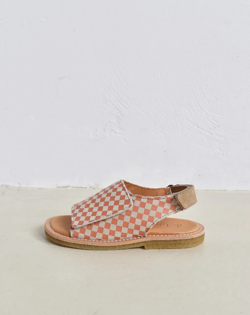 DU LOUA | du Veda - Suede Sandales - Sand/Peach
