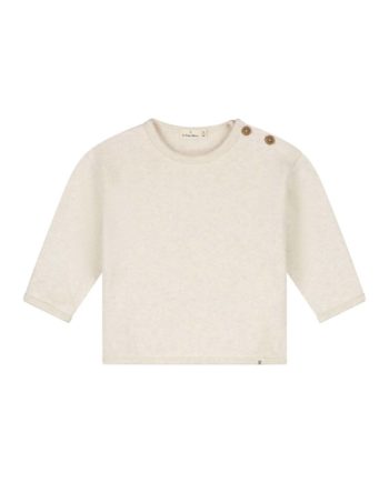 A TINY STORY | Pull Écru melange