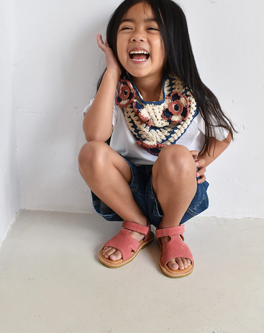 DU LOUA | du Alfie - Sandales suede - Dusty Pink