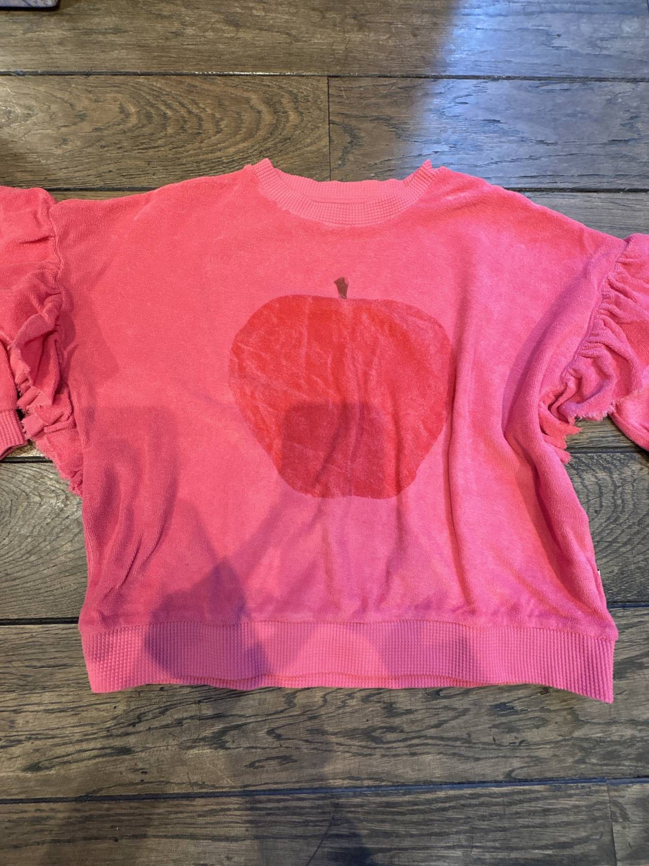 SECOND LIFE | PIUPIUCHICK SWEAT ÉPONGÉ POMME 6 ans