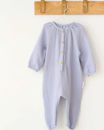 UNDERMONKEYS | LONG SLEEVE ONE PIECE ARTIC BLUE