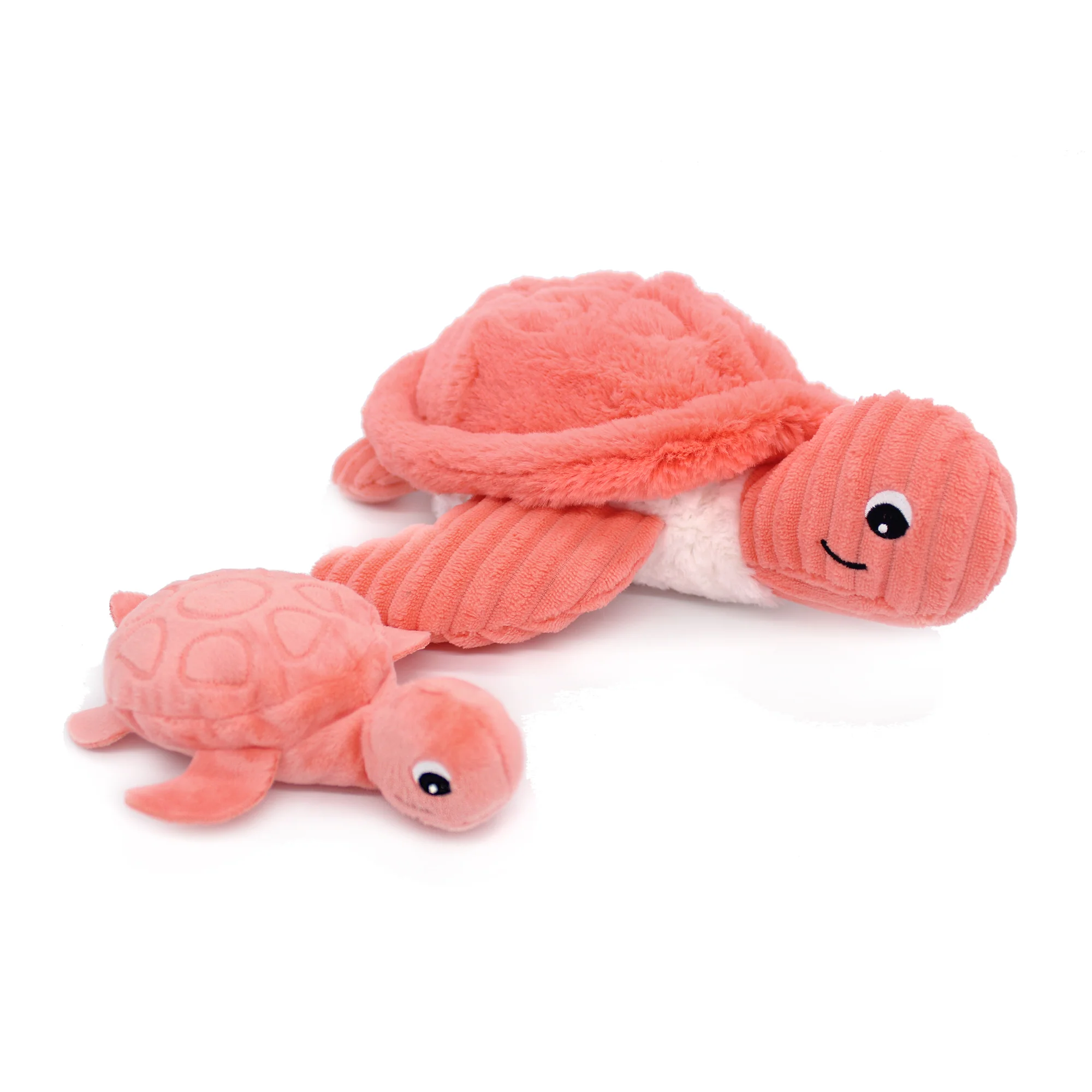 LES PTIPOTOS | SAUVENOU LA TORTUE MAMAN & BEBE CORAIL