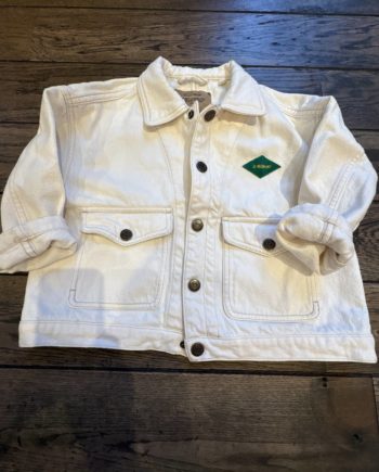 SECOND LIFE | AMERICAN VINTAGE VESTE DENIM ÉCRU 5 ans