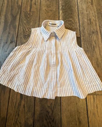 SECOND LIFE | CHEMISE lignée TANGERINE 6 ANS