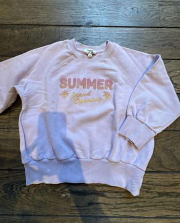 SECOND LIFE | HUNDRED PIÈCES SWEAT-SHIRT Summer lila 6 ans