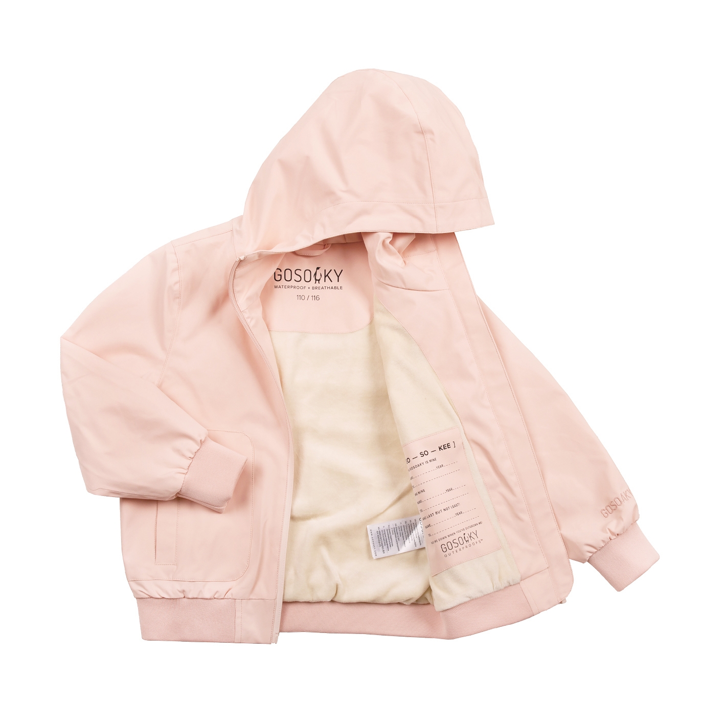 GOSOAKY | BLUE BIRD pearl blush pink