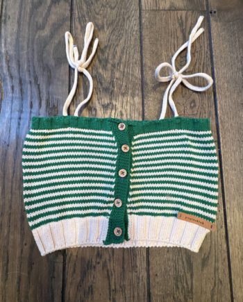 SECOND LIFE | PIUPIUCHICK TOP CROPTOP TRICOT 8 ans