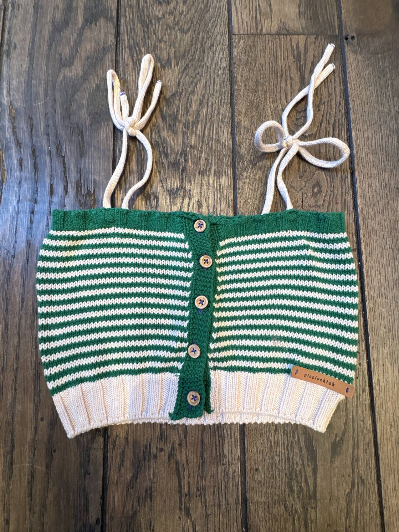 SECOND LIFE | PIUPIUCHICK TOP CROPTOP TRICOT 8 ans