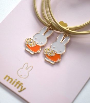 YUKO B | Duo Élastiques cheveux Miffy fleurs