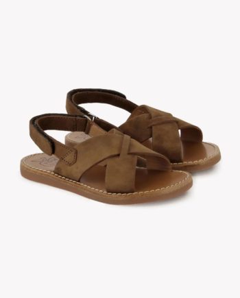 POM D’API | PLAGE STITCH CROSS / NUBUCK- CAO COGNAC