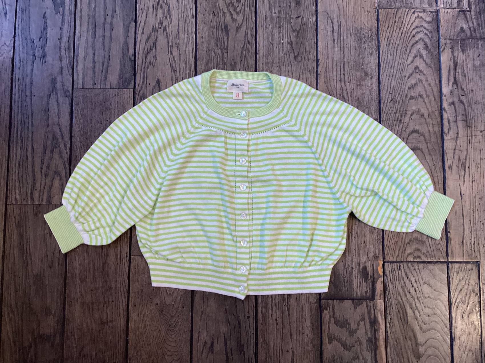 SECOND LIFE | Gilet rayé Bellerose 8 ans