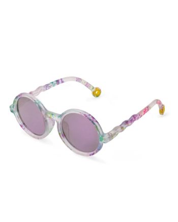 OLIVIOandCO | lunettes de soleil 5-12ans rond - polarisé - wild flower
