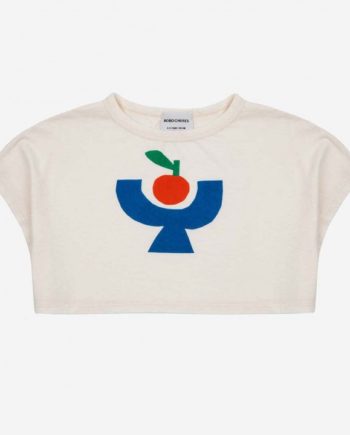 BOBO CHOSES | TOMATO PLATE CROPPED T-SHIRT 6-7 ans