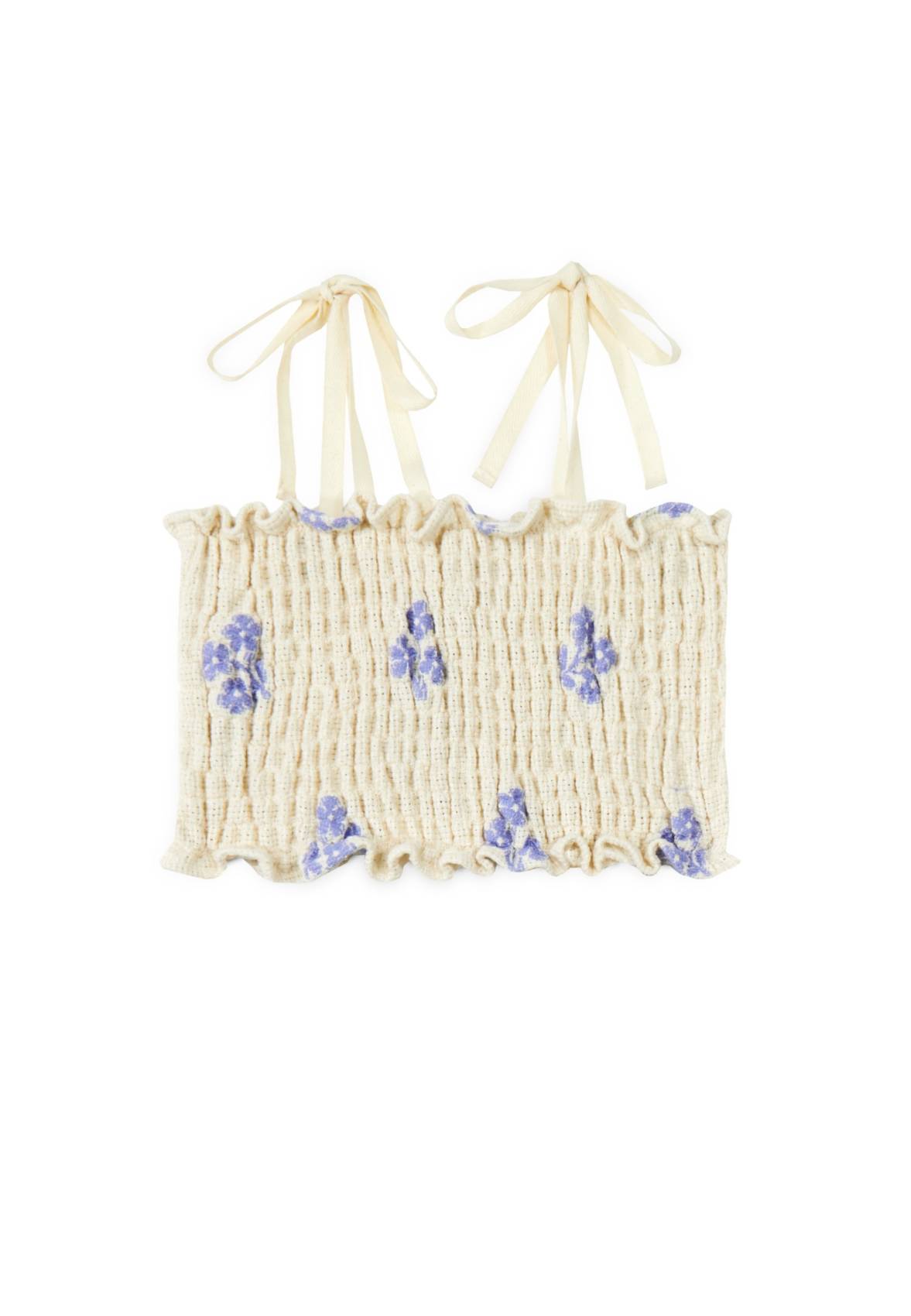 MIPOUNET | SANDRINE SMOCKED TOP