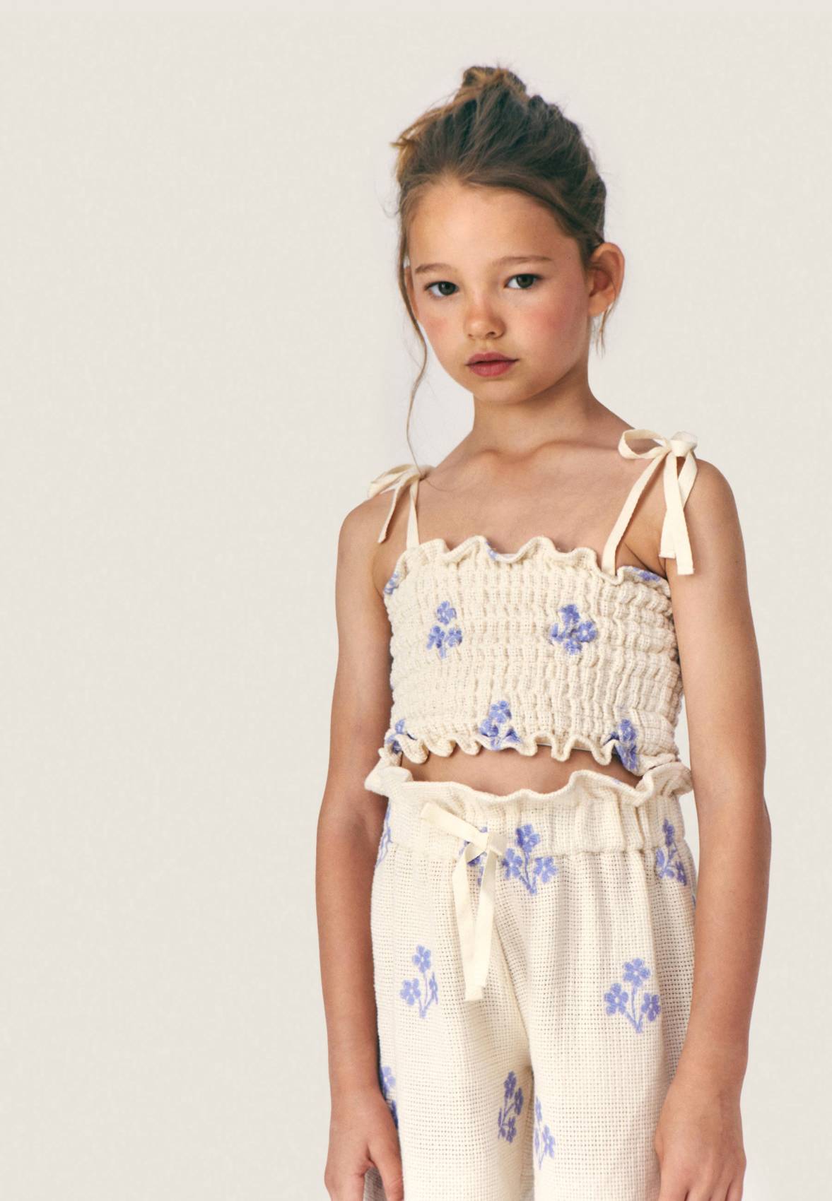 MIPOUNET | SANDRINE SMOCKED TOP