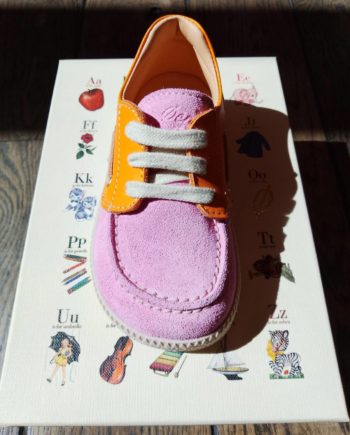 OCRA | E080 BOAT SHOES BIMBO ROSÉ ORANGE