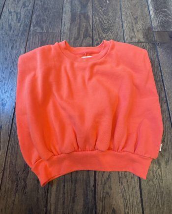 SECOND LIFE | BELLEROSE SWEAT-SHIRT ÉPAULETTES CORAIL 8 ans