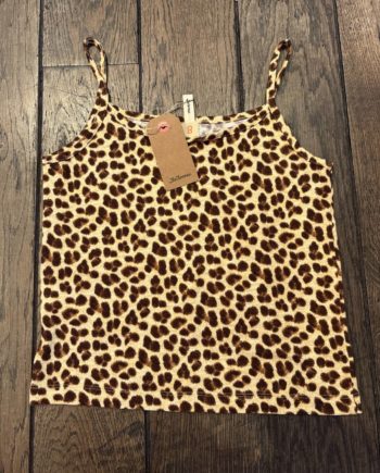 SECOND LIFE | BELLEROSE T-SHIRT TOP LEOPARD 8 ans