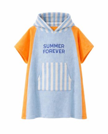 CHAMAYE | Bathing Poncho Summer forever - Blue and Orange