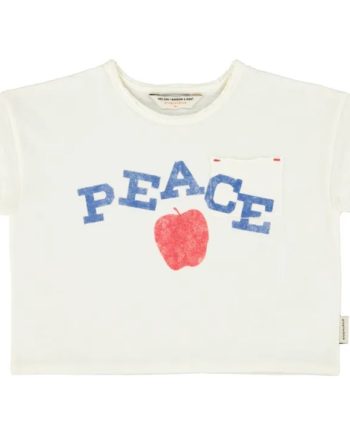 PIUPIUCHICK BABY| t-shirt ecru peace