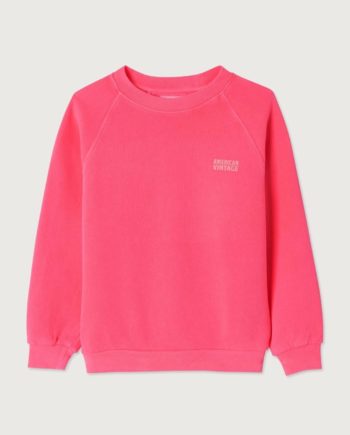 AMERICAN VINTAGE | Sweat enfant Izubird hortensia fluo