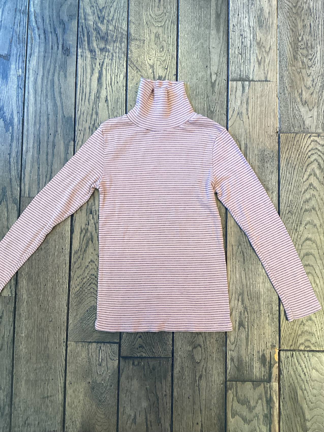 SECOND LIFE | Sous pull Maan rayé Rose/ gris 10 ans