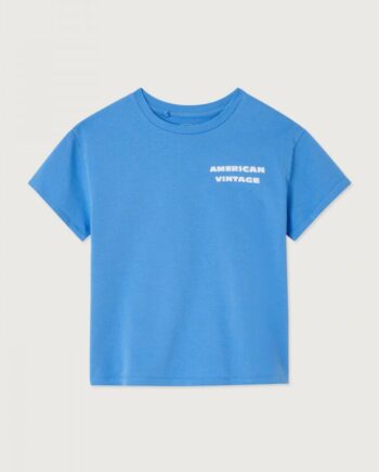 AMERICAN VINTAGE | T-SHIRT FIZVALLEY BLEU CELESTE