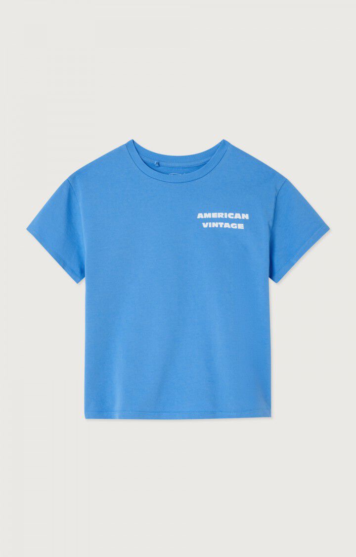 AMERICAN VINTAGE | T-SHIRT FIZVALLEY BLEU CELESTE