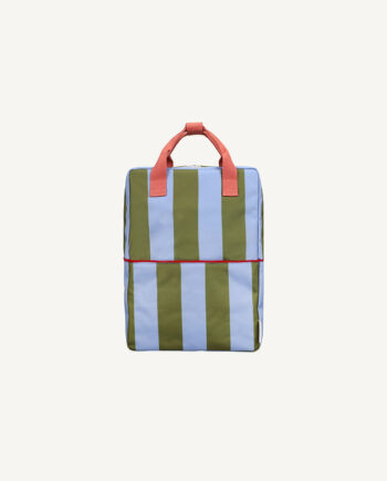 STICKY LEMON |  Backpack large • stripes • tickling grass + cloud blue