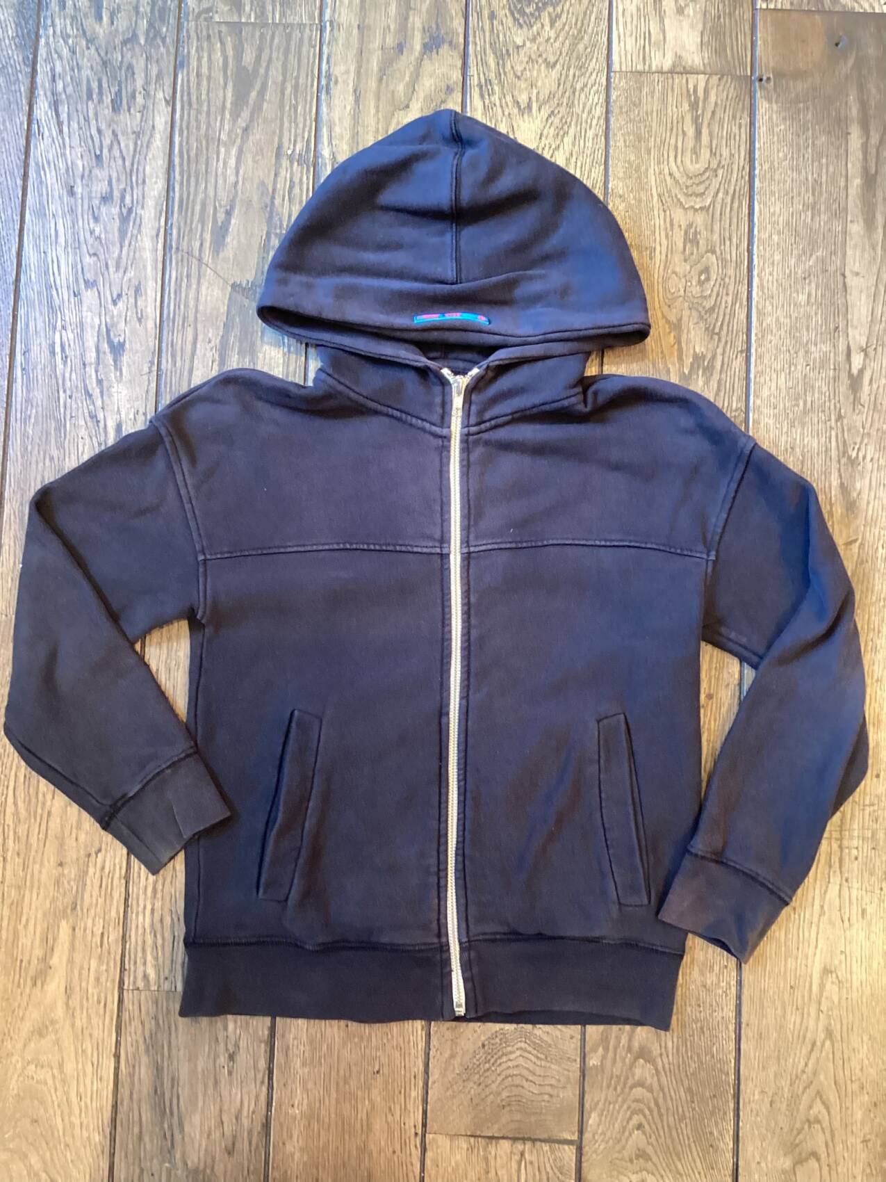 SECOND LIFE | Hoodie zippé Bellerose noir t 10 ans