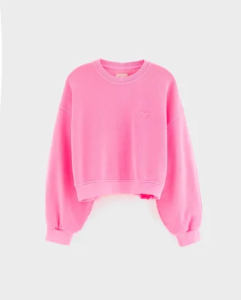 BELLEROSE | Sweatshirt court Fenya Fluo pink