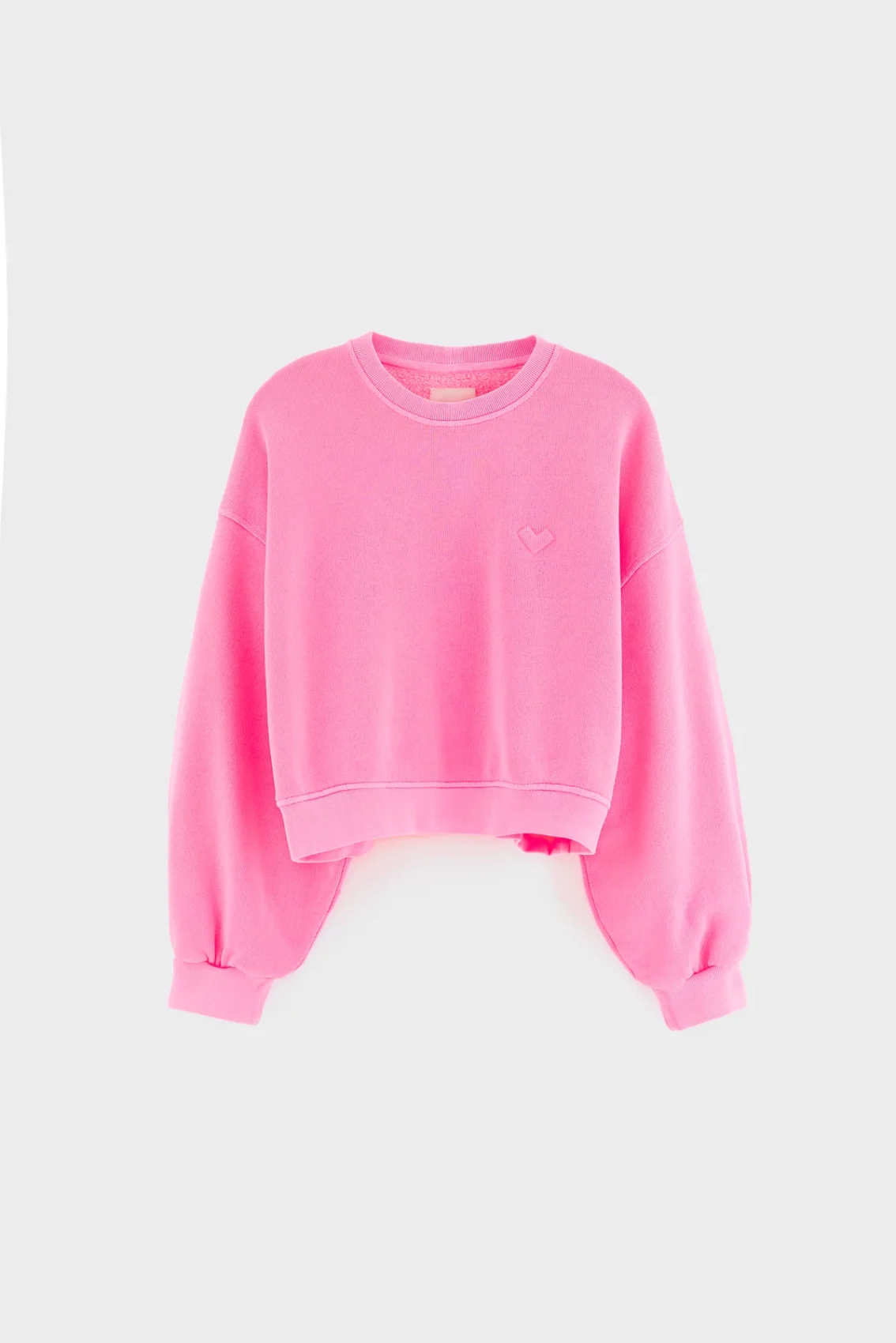 BELLEROSE | Sweatshirt court Fenya Fluo pink