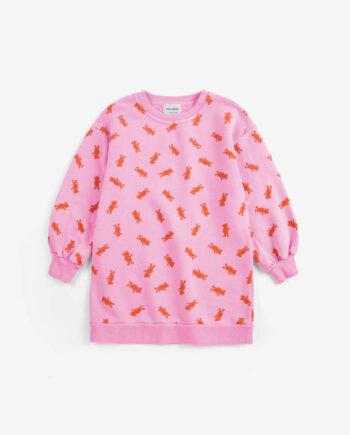 BOBO CHOSES | Softpaw Monster all over sweatshirt dress
