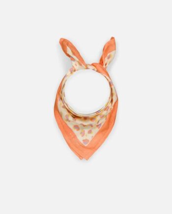 CHAMAYE | Scarf -Coral Léopard